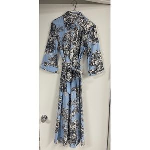 Zara Midi Floral Dress, size M, elbow length dress, lightly worn